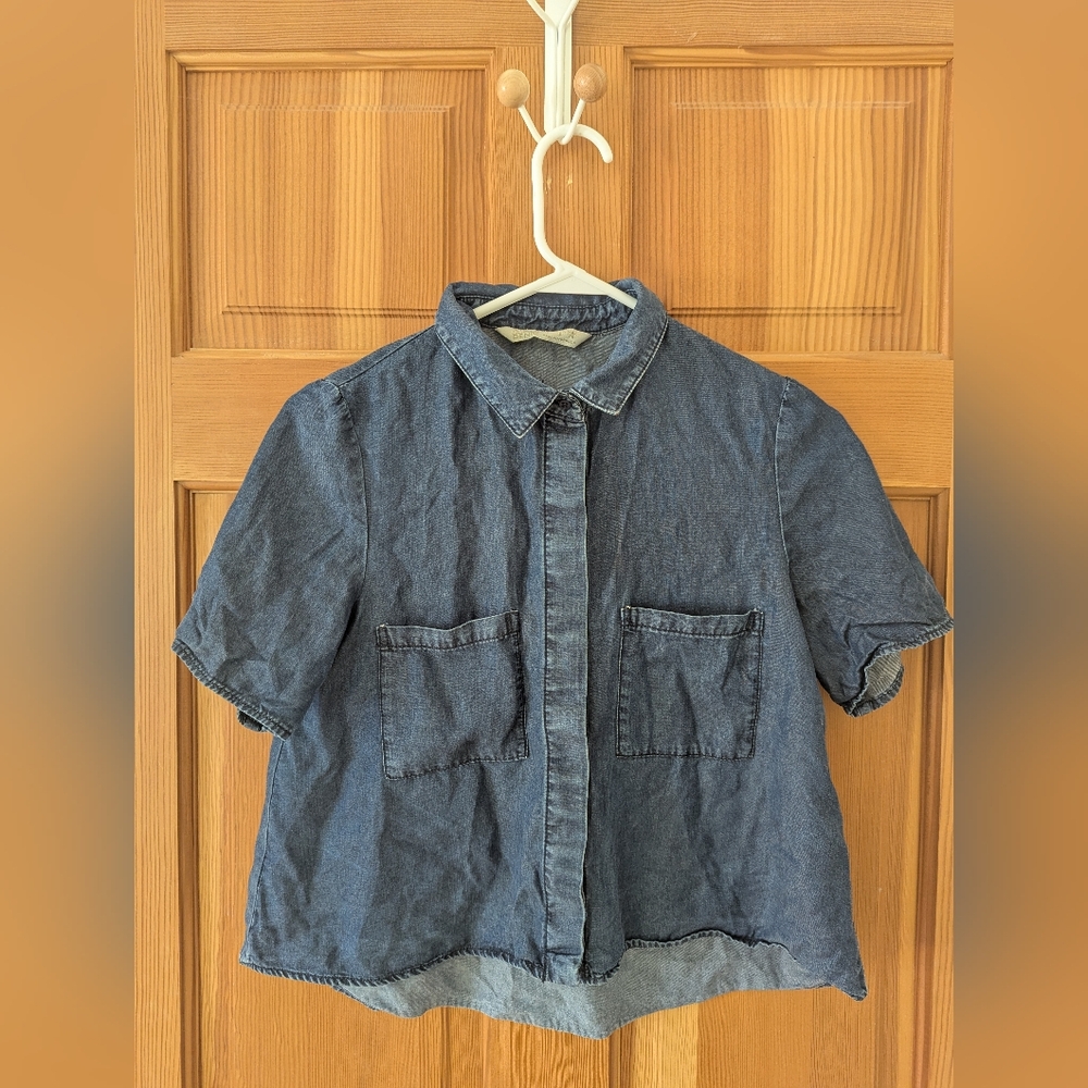 Zara Denim Shirt Size Small